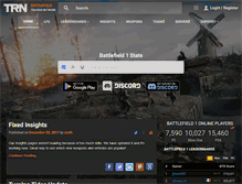 Tablet Screenshot of battlefieldtracker.com